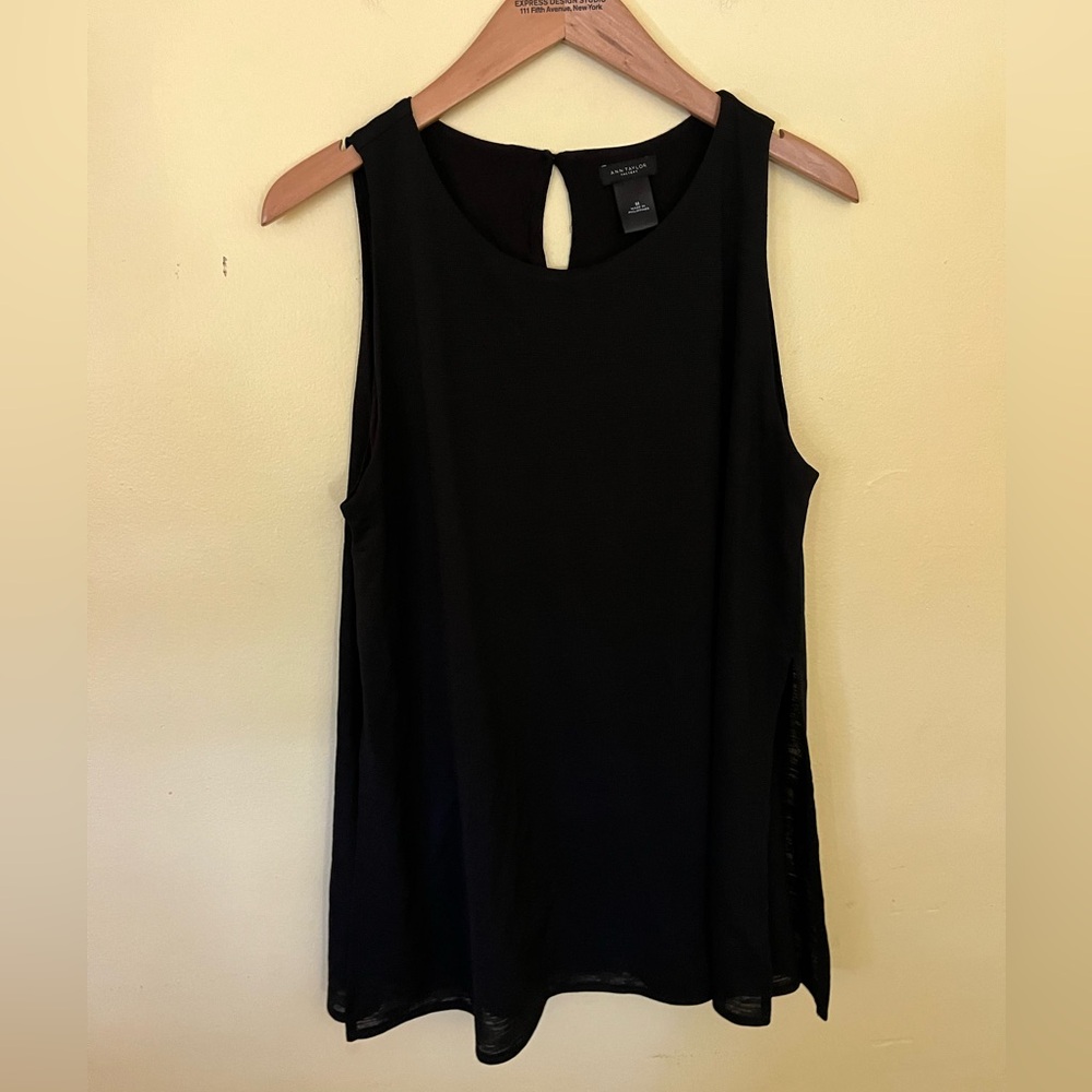 Ann Taylor Factory Black Tank Top